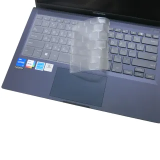 【Ezstick】ASUS ExpertBook B1400 B1400CEAE 奈米銀抗菌TPU 鍵盤保護膜(鍵盤膜)