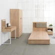 【IDEA】寢室房間MIT製造3.5尺套裝五件組(2色任選)