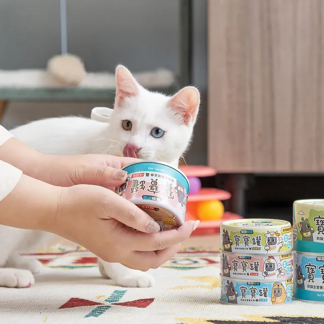 【怪獸部落】貓族寶寶無膠主食罐165g(貓主食罐 全齡貓)
