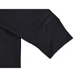 【Y-3 山本耀司】Y-3黑字印花LOGO錯視圖設計純棉長袖連帽T恤(平輸品/男款/黑x白)