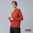 【SST&C 最後55折】橙紅設計款半高領針織衫8662211003