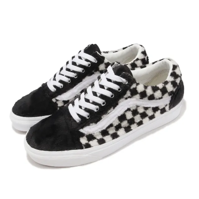 VANS】休閒鞋Old Skool 黑白棋盤格男鞋女鞋絨毛抓地經典款(VN0A5KRF95A