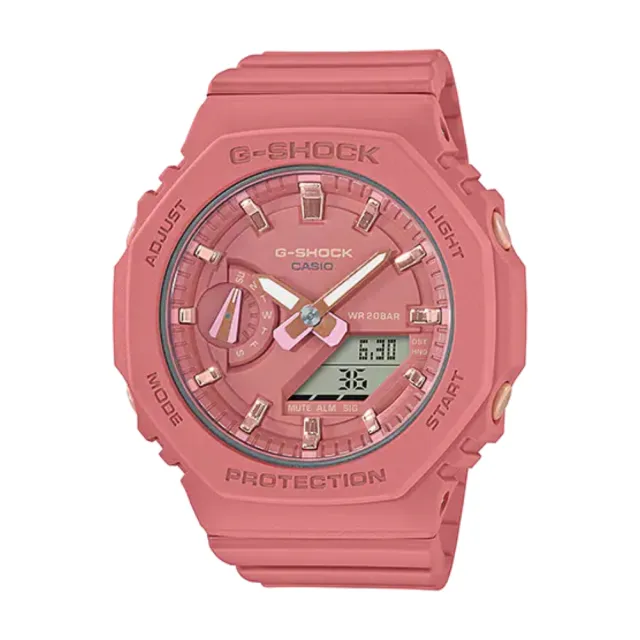 【CASIO 卡西歐】八角纖薄G-SHOCK WOMEN系列(GMA-S2100-4A2)