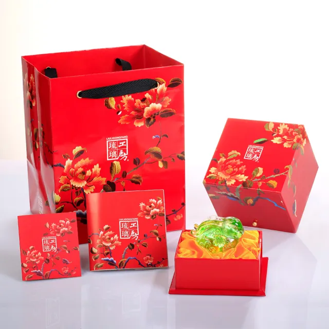 【琉璃工房 LIULI】勝利之歌 六隻鹿  開店禮物/入厝禮(琉璃/禮物/玻璃/水晶/藝術品/擺飾/)