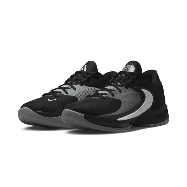 【NIKE 耐吉】Zoom Freak 4 男鞋 黑灰色 氣墊 運動 籃球鞋 DJ6148-001