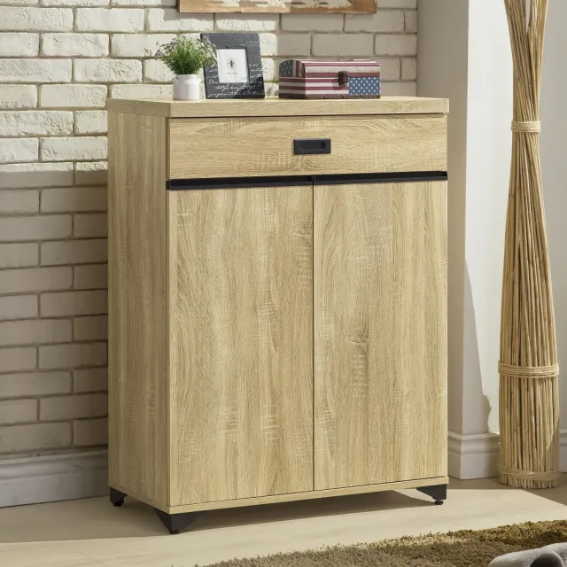 【MUNA 家居】可立亞2.65尺兩門鞋櫃(鞋櫃 櫥櫃 櫃子 收納)