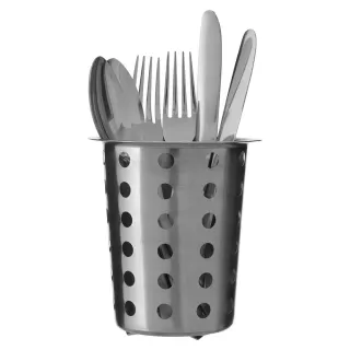 【Premier】不鏽鋼餐具瀝水收納筒(廚具 碗筷收納筒 瀝水架 瀝水桶)