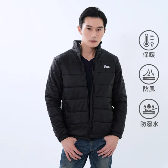 【遊遍天下】男女款立領顯瘦輕暖防風防潑水鋪棉外套(S-5L)
