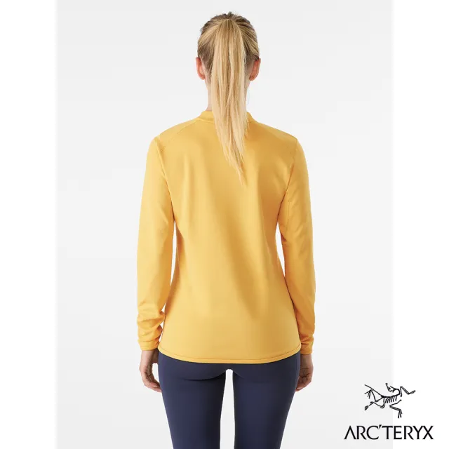 【Arcteryx 始祖鳥官方直營】女 Motus 長袖圓領衫(琥珀黃)