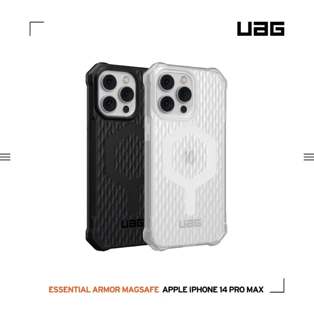 【UAG】iPhone 14 Pro Max MagSafe 耐衝擊輕量保護殼-透明(UAG)