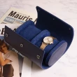 【STAR TIME】海軍藍 皮革手錶收納盒 2入 旅行收納包 飾品收納 母親節(LBN001-2)