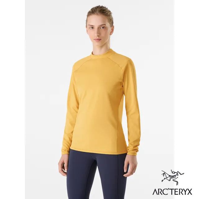 【Arcteryx 始祖鳥官方直營】女 Motus 長袖圓領衫(空氣灰)