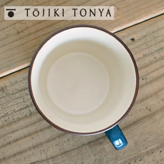 【Tojiki Tonya】永新陶苑 日本製美濃燒陶瓷馬克杯 350ml(可微波、4色任選)