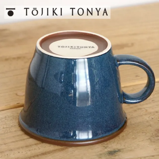 【Tojiki Tonya】永新陶苑 日本製美濃燒陶瓷馬克杯 350ml(可微波、4色任選)