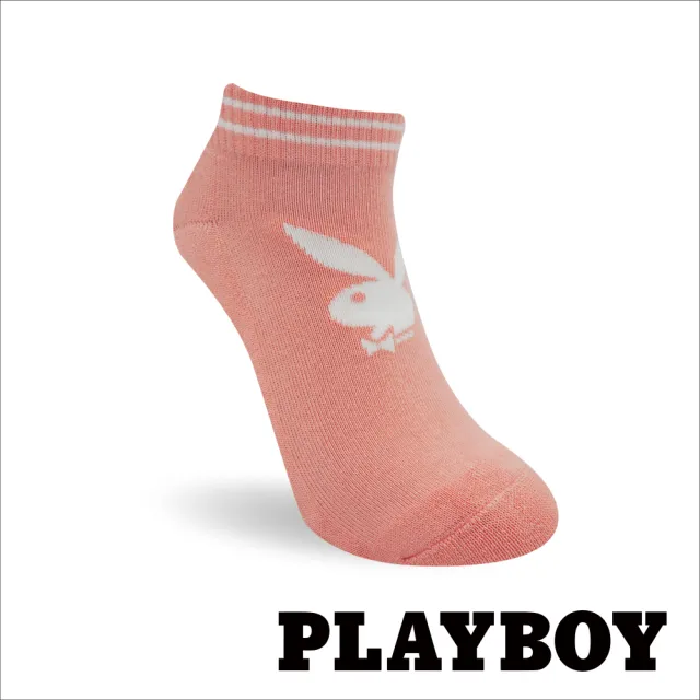 【PLAYBOY】8雙組學院兔隱形運動襪(運動襪/女襪/隱形襪/厚襪)