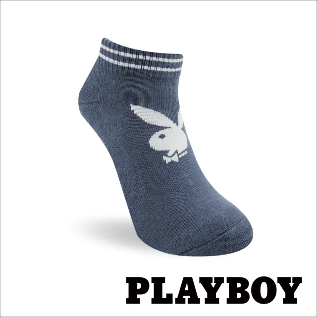 【PLAYBOY】8雙組學院兔隱形運動襪(運動襪/女襪/隱形襪/厚襪)