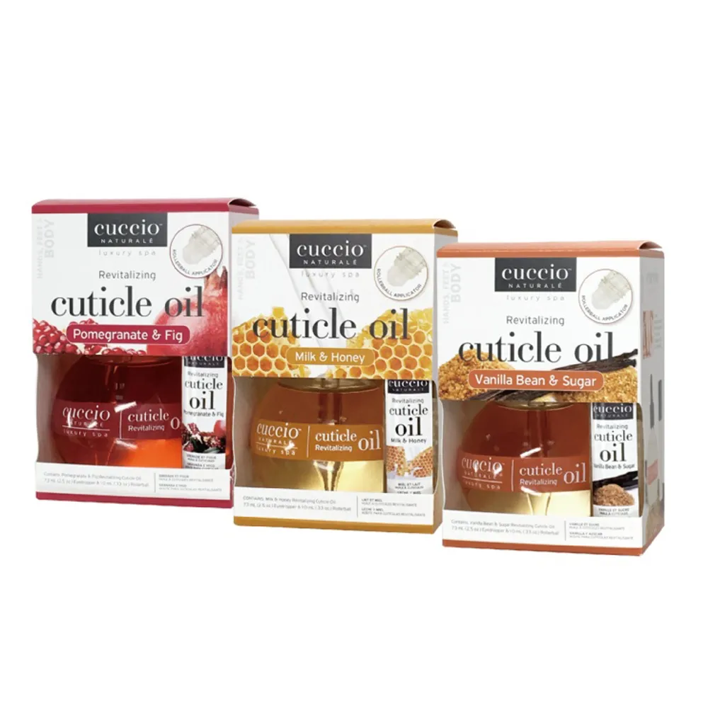 【CUCCIO 古希歐】美國原裝進口沙龍品牌 指緣油雙入套組(★蜂蜜牛奶/紅石榴無花果/香草蜜糖★)
