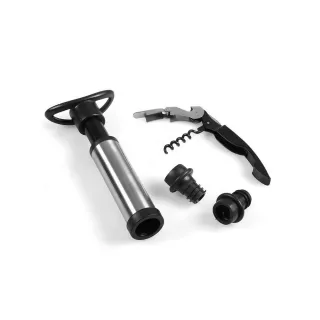 【VERSA】開酒器+抽真空2瓶塞組  / 開酒器 開瓶器 瓶塞 酒塞 保鮮瓶塞