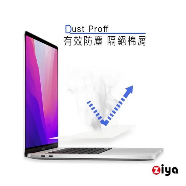 【ZIYA】Apple MacBook Pro13 鍵盤保護膜 環保矽膠材質(中文注音 經典黑 A2251 A2289 A2338)