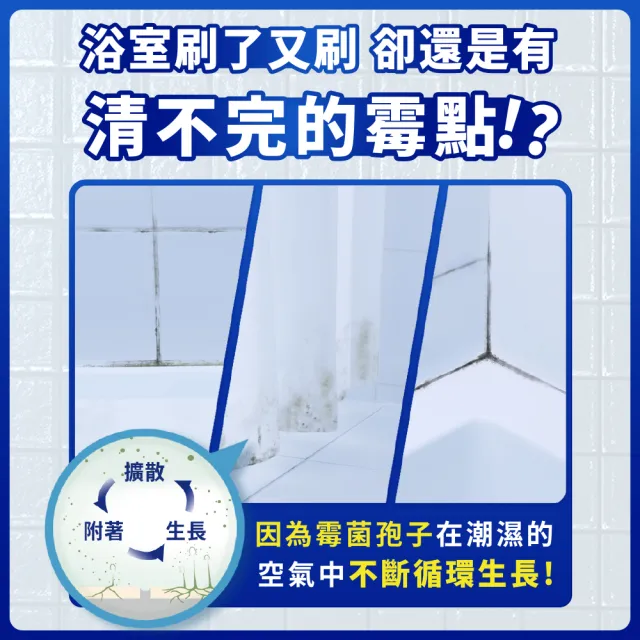 【風倍清】浴廁用防霉防臭劑/芳香劑 2入裝(柔和花香/清新柑橘)