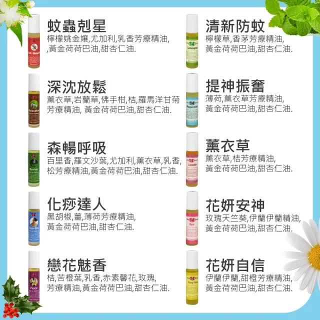 【BodyTemple 身體殿堂】多種功能精油滾珠按摩棒9ml(任選一瓶)