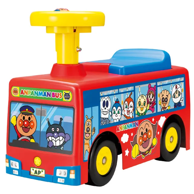 【ANPANMAN 麵包超人】官方商店  下一站停靠！麵包超人 公車造型乘用車