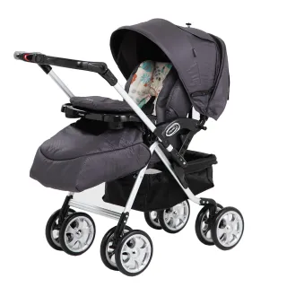 【Capella】707有機棉雙向手推車(雙向推行 單手秒收)