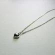 【mittag】succulent heart necklace_多肉愛心項鍊(植物系 多肉植物 療癒系 325銀)