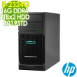 【HP 惠普】E-2324G企業伺服器(ML30 Gen10 Plus/E-2324G/16G/2TBX2 HDD/2019STD)