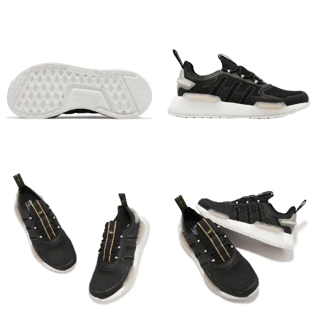 【adidas 愛迪達】慢跑鞋 NMD_V3 W 女鞋 黑 白 Boost 緩震 運動鞋 三葉草 愛迪達(GY4189)