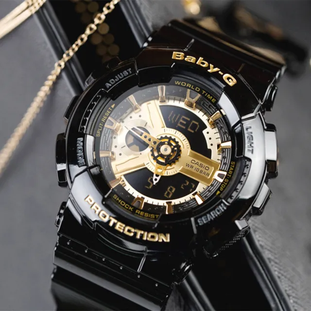 CASIO 卡西歐】BABY-G 多層次街頭率性女孩休閒腕錶(BA-110X-1A) - momo購物網- 好評推薦-2025年2月