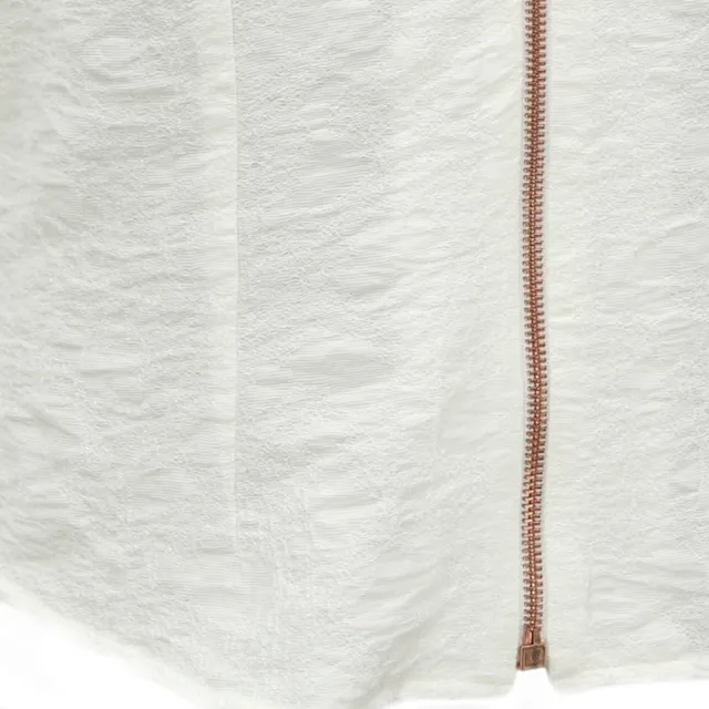 【ICHE 衣哲】Cop.Copine 法國原裝進口法式無袖翻領氣質襯衫-白