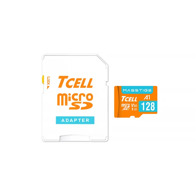 【TCELL 冠元】MASSTIGE A1 microSDXC UHS-I U3 V30 100MB 128GB 記憶卡