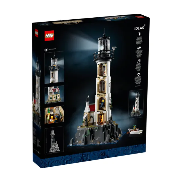 【LEGO 樂高】Ideas 21335 電動燈塔(積木 燈塔)