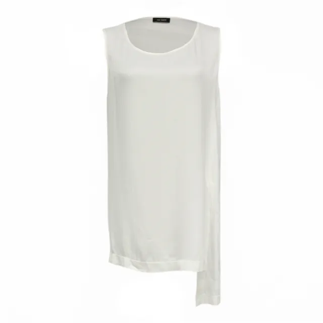 【ICHE 衣哲】Cop.Copine 法國原裝進口圓領長版層次感單品白條紋