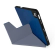 【JTLEGEND】JTLEGEND iPad 10代 2022 Amos 10.9吋 相機快取多角度折疊布紋皮套(有筆槽_磁扣版)