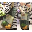 【E.City】環保蔬果單肩購物收納網袋(2入)