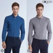【G2000】時尚織紋休閒長袖襯衫(4款可選)