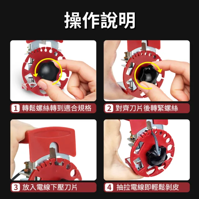 剝線皮神器 剝線器 銅線電纜剝皮器 手持式剝線器 B-CC14P(剝皮刀 電線去皮 拆線)