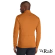 【RAB】Ascendor Pull-On 保暖半拉鍊長袖排汗衣 男款 橙橘 #QFF44
