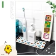 【SONA森那家居】LINE FRIENDS 熊大 莎莉 漫畫風系列 珪藻土 吸水洗漱墊 牙刷架(24x8x0.9 防潮 杯墊 瀝水)