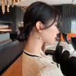 【MISS KOREA】韓國設計經典優雅氣質珍珠耳環(珍珠耳環)