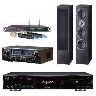 【音圓】S-2001 N2-350+SUGAR AV-8800+ACT-65II+Monitor Supreme 2002(點歌機4TB+擴大機+無線麥克風+喇叭)