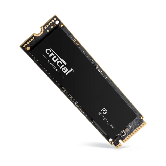 【Crucial 美光】P3 1TB M.2 2280 PCIe 3.0 ssd固態硬碟 (CT1000P3SSD8) 讀 3500M/寫 3000M