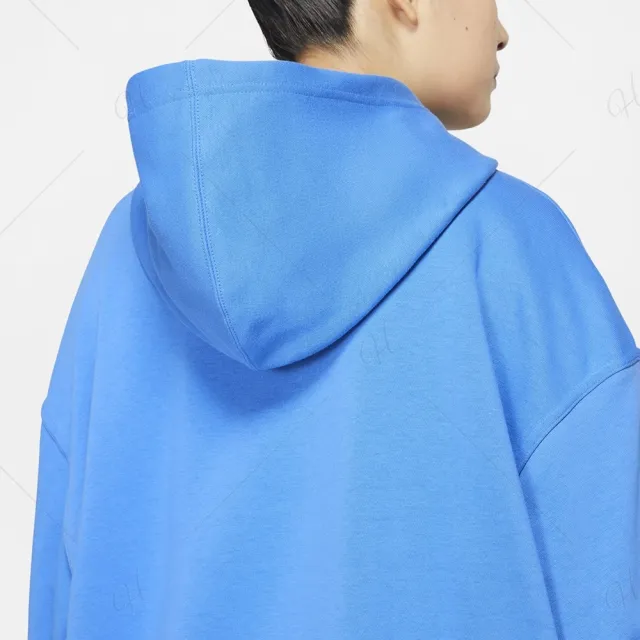 【NIKE 耐吉】上衣 女款 長袖上衣 帽T 運動 AS W NSW FLC HOODIE 藍 FB1823-435