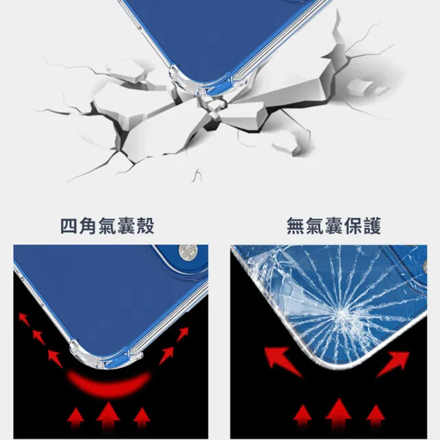 【Timo】iPhone 14 Plus 6.7吋 四角防摔透明矽膠手機殼