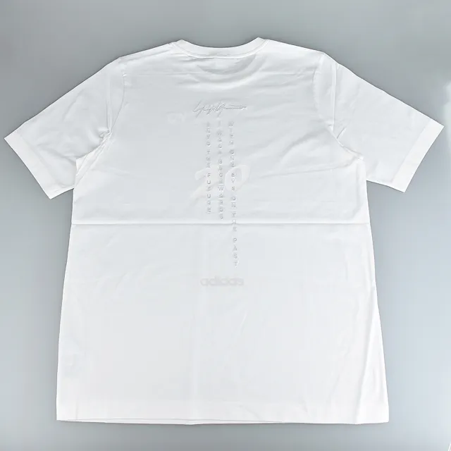 【Y-3 山本耀司】經典白色LOGO紀念短袖T恤(男款/白)