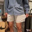 【AMERO】男女款 休閒短褲(防皺面料 前口袋設計 抽繩鬆緊綁帶 情侶裝)