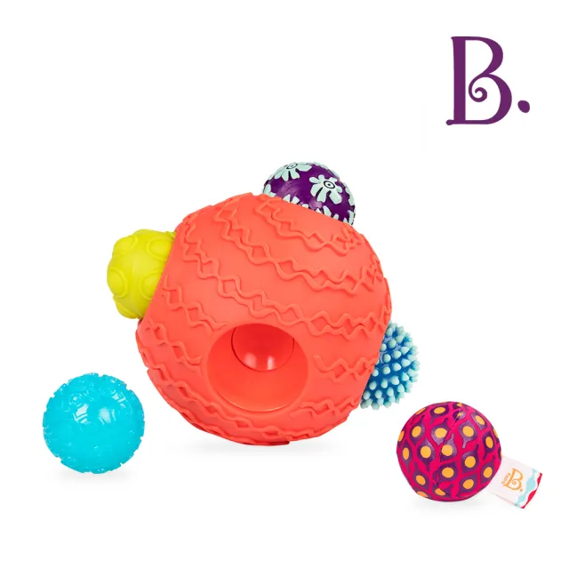 【B.Toys】波麗觸覺感統球組(葡萄柚)