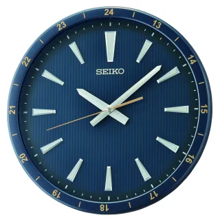 【SEIKO 精工】立體時標 滑動式靜音造型時鐘 掛鐘  新年禮物(QXA802L)